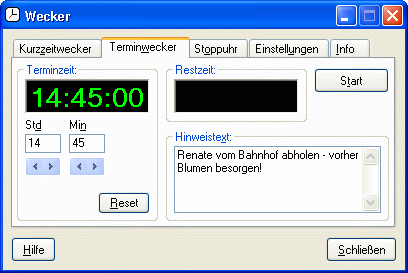 Programmfenster